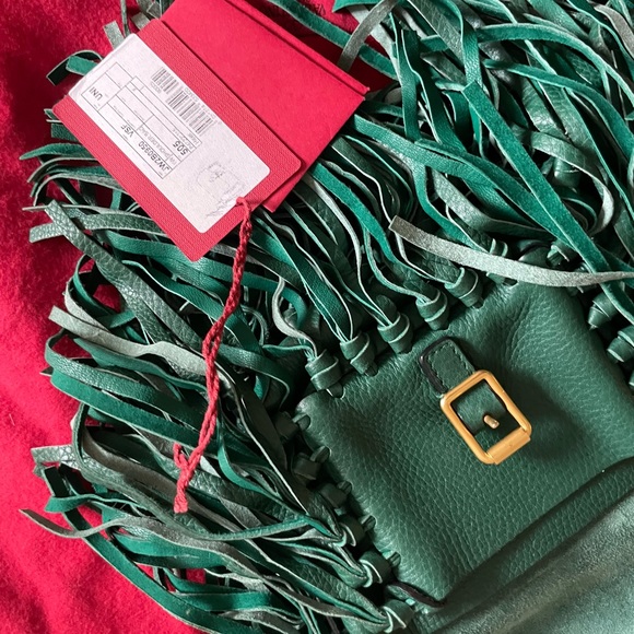 Authentic Green Valentino Tassel Purse - Picture 7 of 7